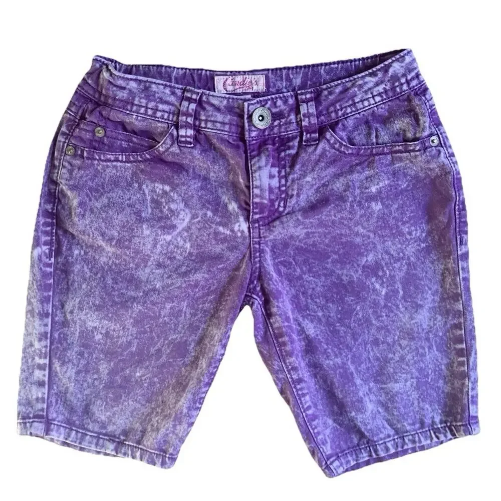 Girls 10/12 Summer Clothing Lot Y2K Style Graphic Tees Shorts Neon Zebra 6pc